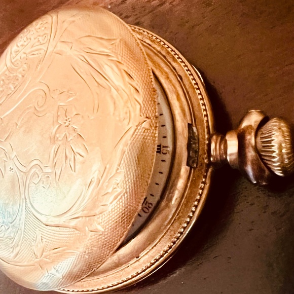 🌟HP🌟RARE ANTIQUE ELGIN HUNTER POCKET WATCH - Picture 6 of 16
